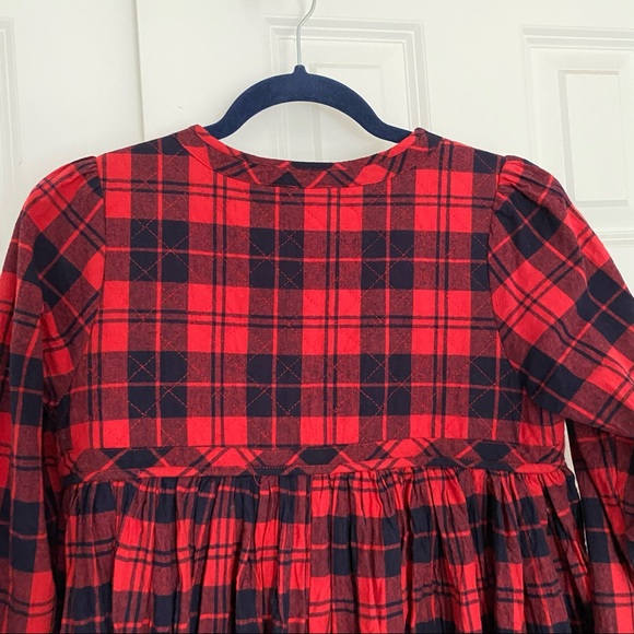 DRA Los Angeles Anthropologie plaid dress size S - Picture 7 of 10